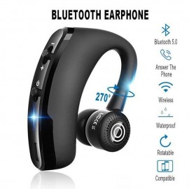 1PC Wireless Bluetooth Business Headphones With Mic Voice Control Handsfree Earphone Stereo Noise Cancellation Earhook Bluetooth Headset For Smart Phone
