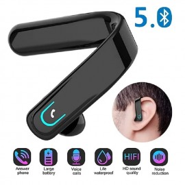 Wireless Headphones Newest Wireless Bluetooth Earphone Waterproof Sport Earhook Headset Stereo Noise Reduction Headphone In Ear Earbuds with Microphone for Smartphone
