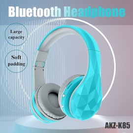 AKZ-K85 Over-ear Headphone Over Ear 3.5mm Audio Jack PS4 PS5 XBOX Bluetooth 5.3 Noise cancellation Sports Stereo for Apple Samsung Huawei Xiaomi MI  Everyday Use Mobile Phone PC Computer Gaming
