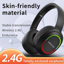 L800 2.4G Over-ear Headphone Over Ear Bluetooth 5.1 Noise cancellation Stereo Surround sound for Apple Samsung Huawei Xiaomi MI  Everyday Use Traveling Mobile Phone PC Computer Gaming
