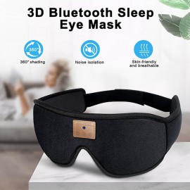 3D Sleep Music Bluetooth Headphones Eye Mask Wireless Headband Call Headphones Sleep Headphones
