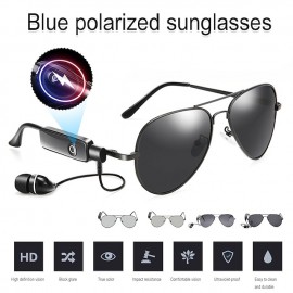 New Smart Glasses Headphones, Retro Polarized Eyeglasses Bluetooth Anti-blue Glasses Headset, Voice Call HIFI Noise Reduction Outdoor Sport Headset
