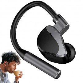 Bluetooth Headset Single Ear Earphones Hands Free Call Low Latency Noise Reduction Sensitive Touch Operation Waterproof for Business for Cycling
