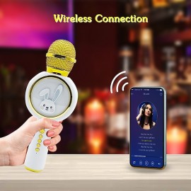 New X6 children's early education K-song microphone wireless Bluetooth microphone audio all-in-one machine household children
